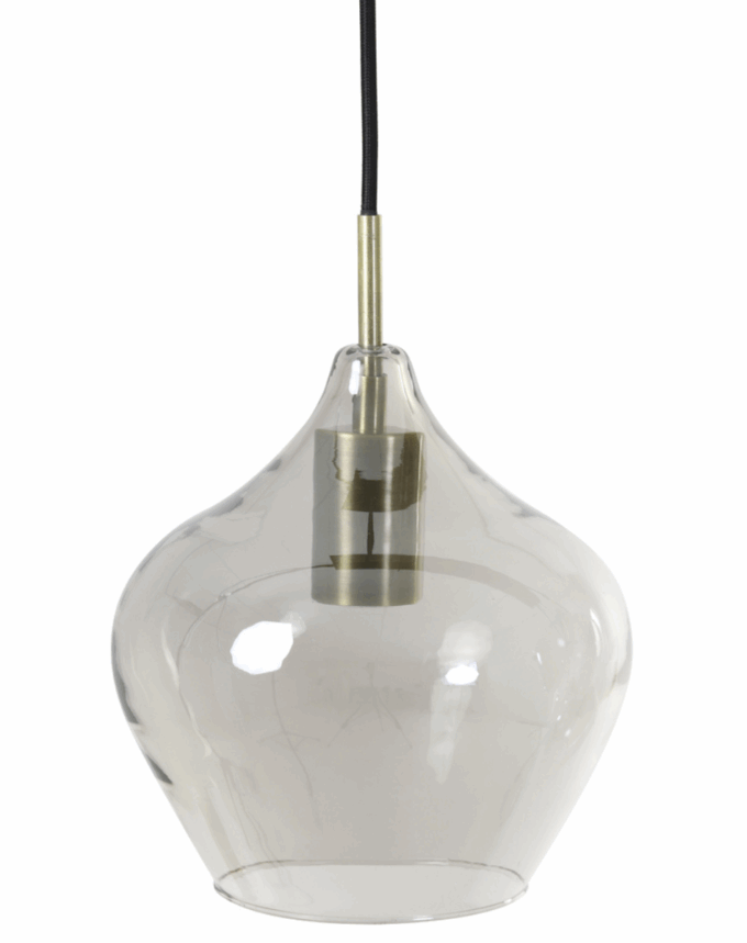 Suspension Rakel - Fumée/Bronze Antique - 5L
