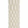 Vase en céramique blanche imprimée en 3D