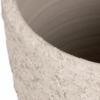 Cache-pot en céramique blanc rustique