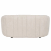 Canapé compact en tissu bouclette beige