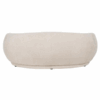 Canapé design beige en tissu bouclette