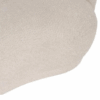Canapé design beige en tissu bouclette