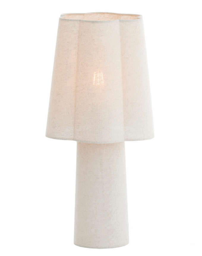 Lampe de table Musaby - Lin - Ø25cm