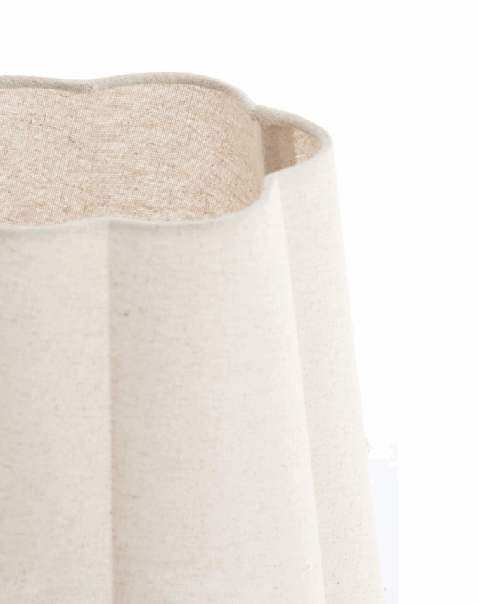 Lampe de table Musaby - Lin - Ø25cm