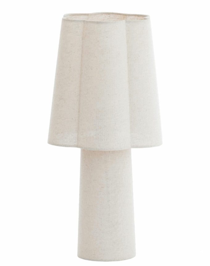 Lampe de table Musaby - Lin - Ø25cm