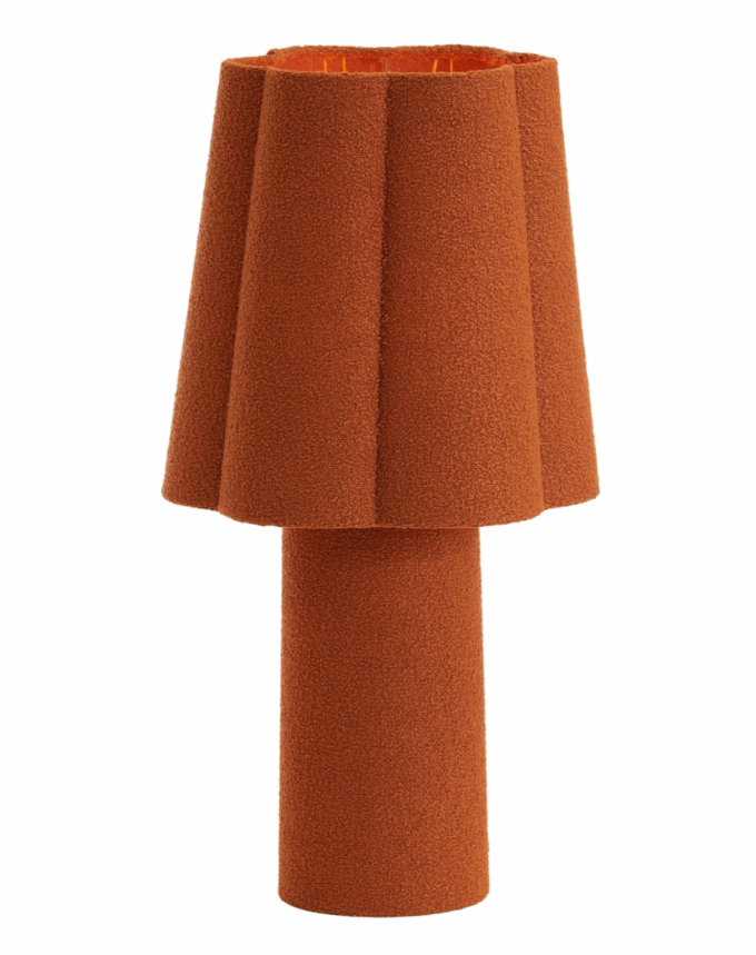 Lampe de table Musaby - Terre cuite - Ø25cm