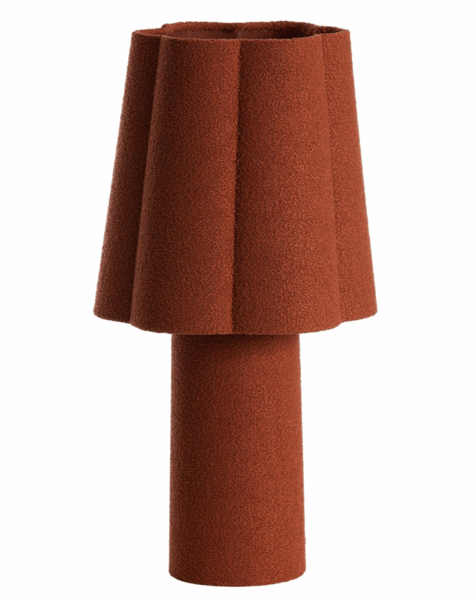 Lampe de table Musaby - Terre cuite - Ø25cm