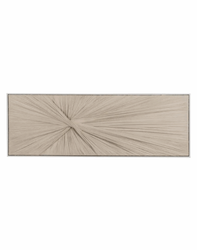 Tableau mural en relief sur toile beige