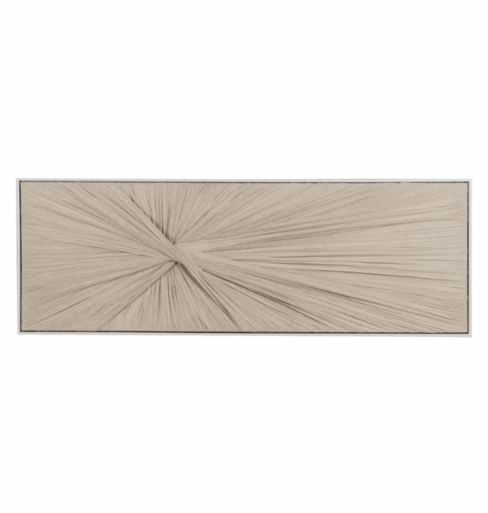 Tableau mural en relief sur toile beige