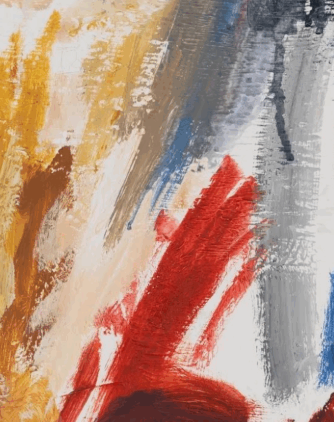 Tableau peinture abstraite – Toile peinte à la main