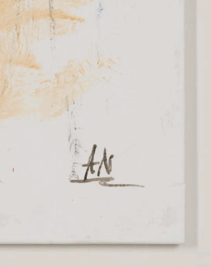 Tableau peinture abstraite – Toile peinte à la main