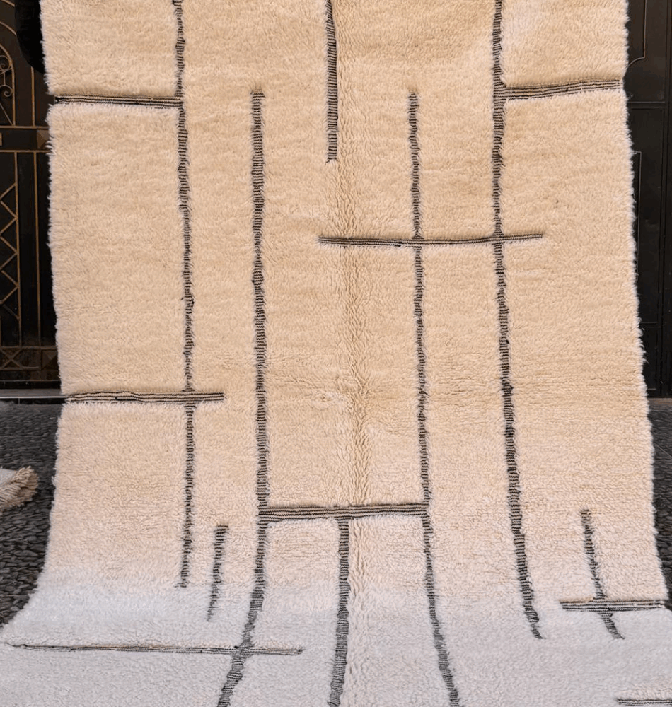 Tapis berbère Beni Ouarain – 240 x 160 cm –   L’authenticité au service du style