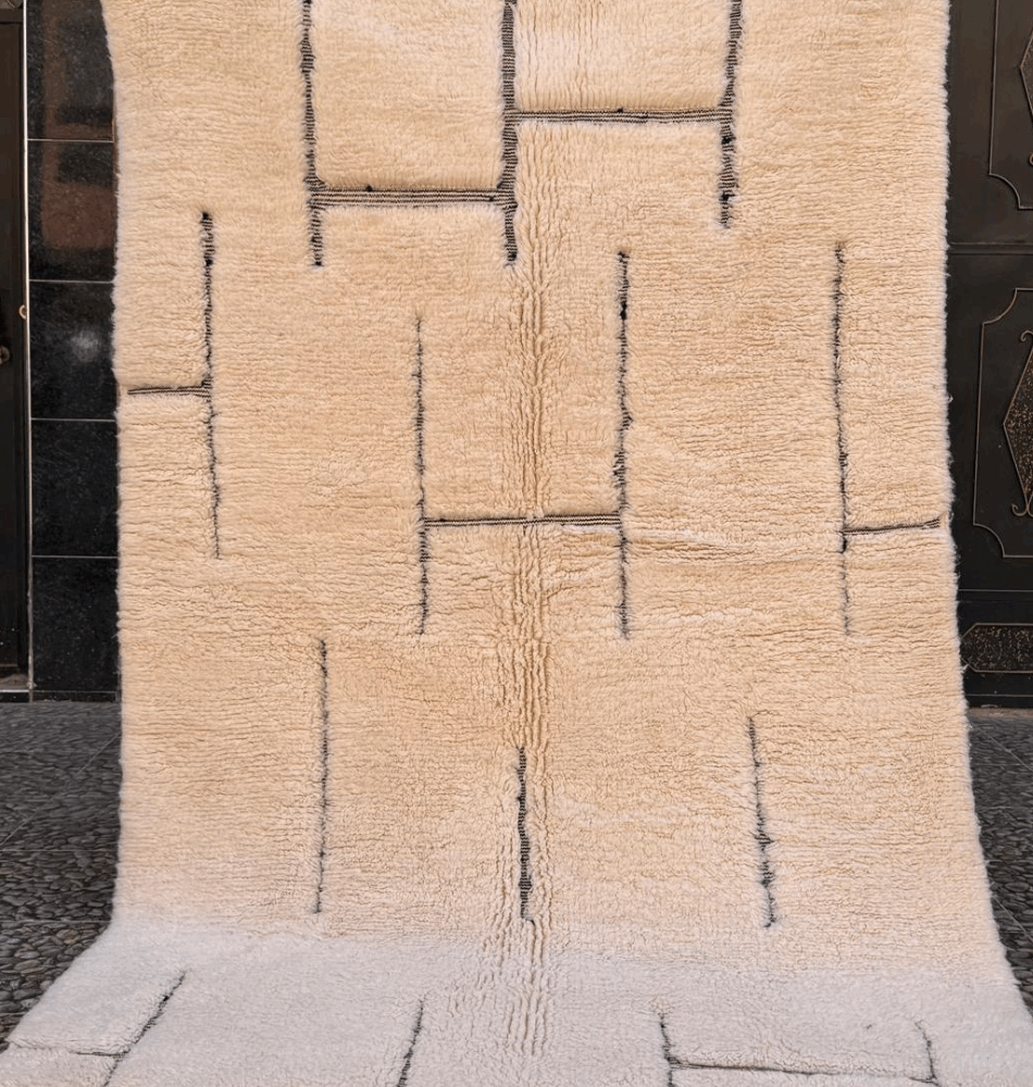 Tapis berbère Beni Ouarain – 252 x 158 cm – L’icône du style berbère