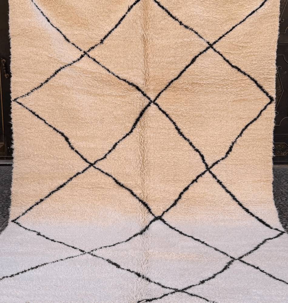 Tapis berbère Beni Ouarain – 300 x 207 cm – L’icône du style berbère