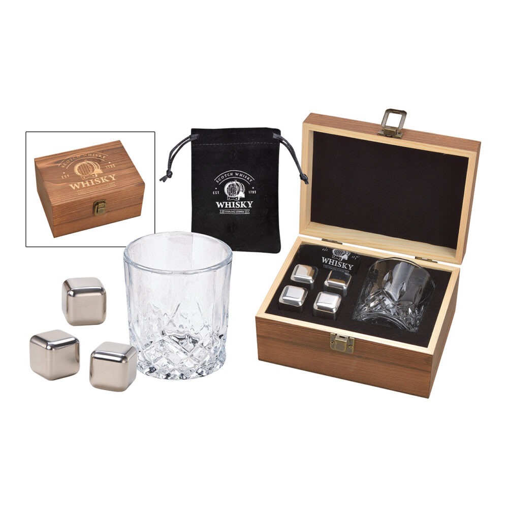Ensemble de glaçons en acier inoxydable pour whisky