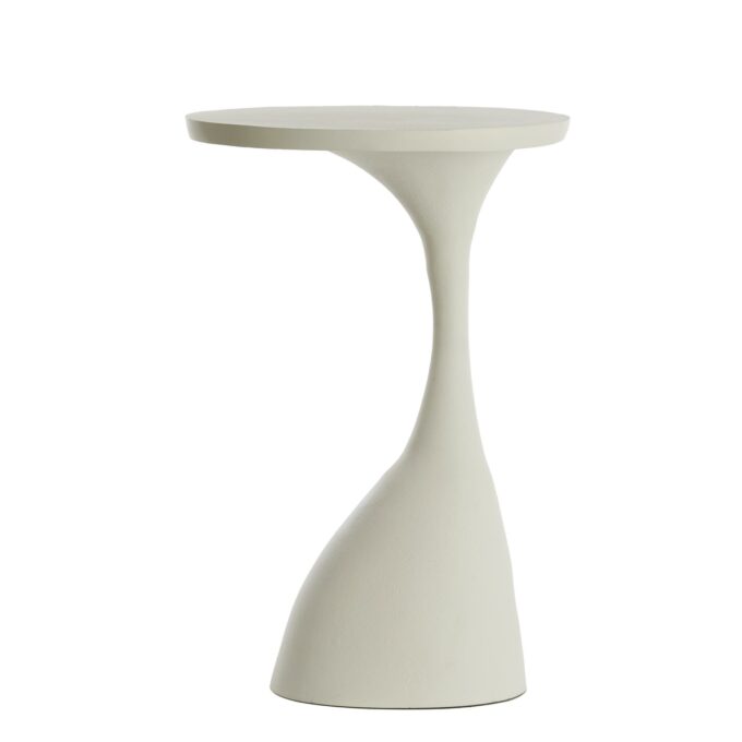 Table d'appoint Macau - Blanc - 40x33x55cm