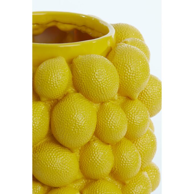 Vaas Citron - Jaune - 23,5x23,5x33cm