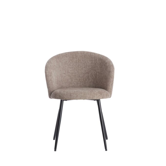 Chaise de salle à manger Radaja - Taupe - 58x58x78cm