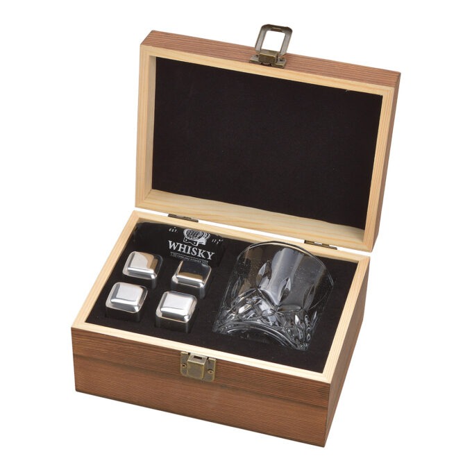 Ensemble de glaçons en acier inoxydable pour whisky