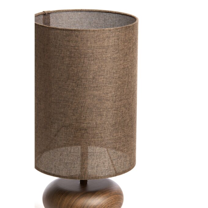 Lampe de table Danialo - Marron - Ø22cm