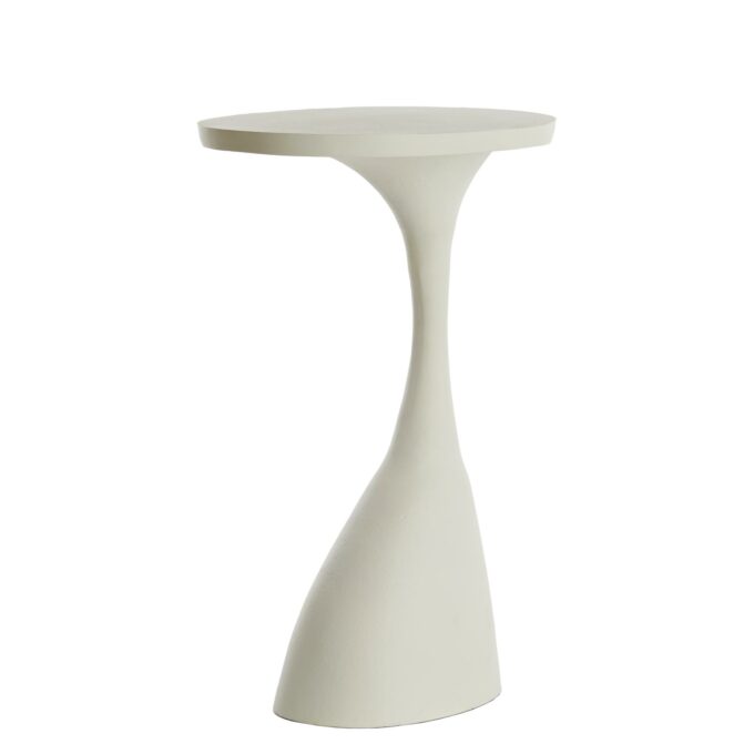 Table d'appoint Macau - Blanc - 40x33x55cm