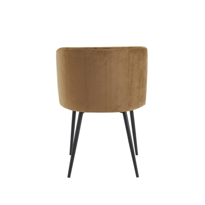 Chaise de salle à manger Elyna - Marron - 56x55x79cm