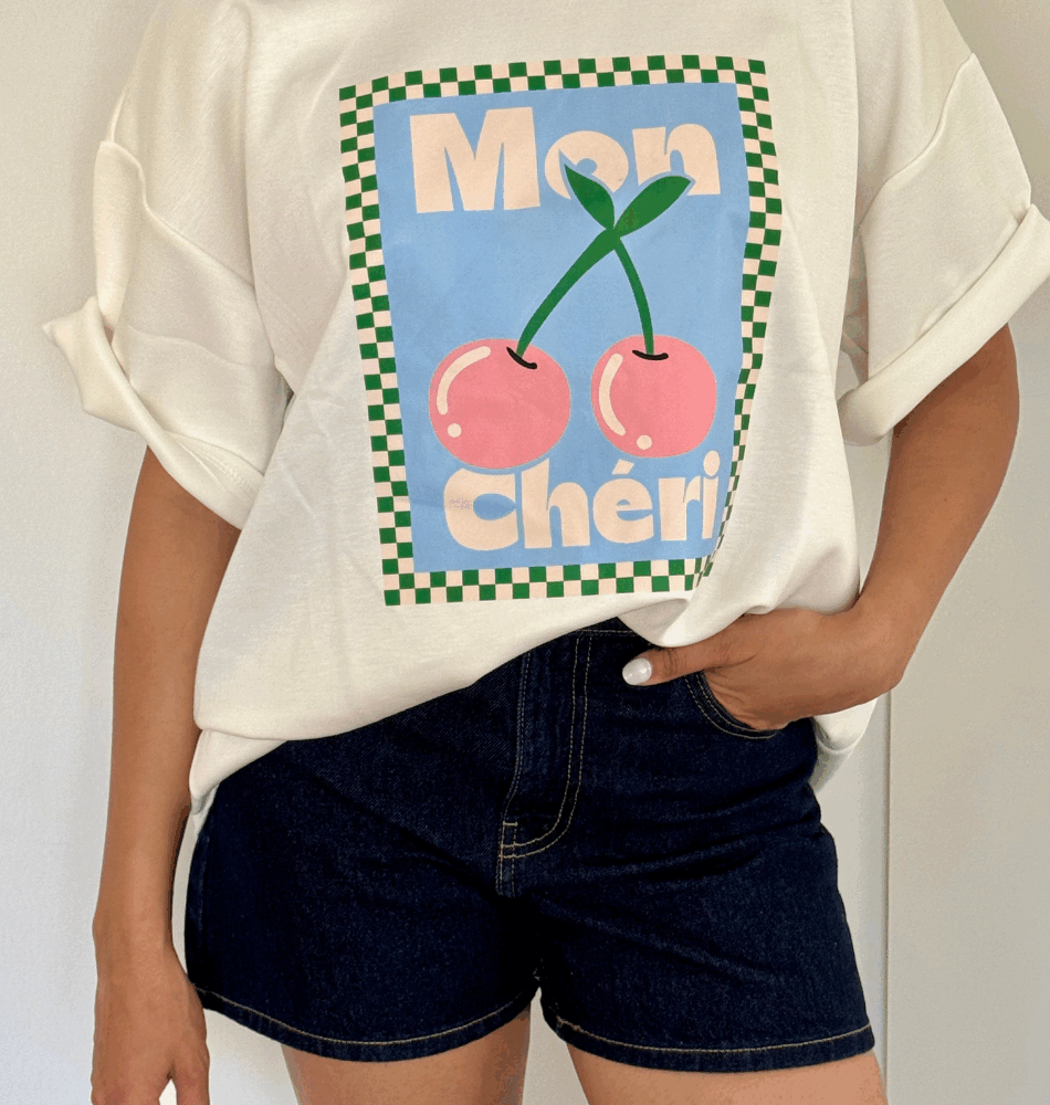 T-shirt Mon cheri