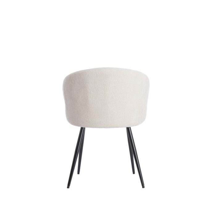 Chaise de salle à manger Radaja - Crème - 58x58x78cm