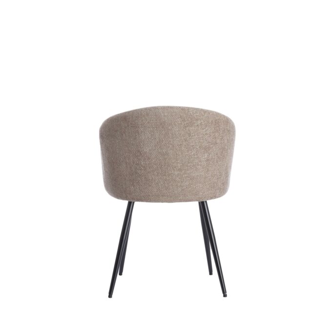 Chaise de salle à manger Radaja - Taupe - 58x58x78cm
