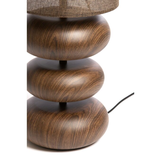 Lampe de table Danialo - Marron - Ø22cm
