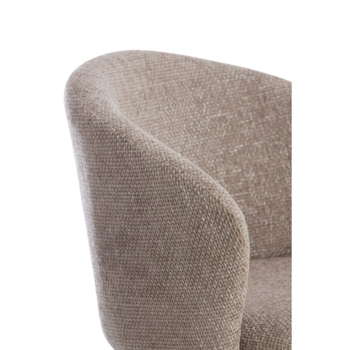 Chaise de salle à manger Radaja - Taupe - 58x58x78cm