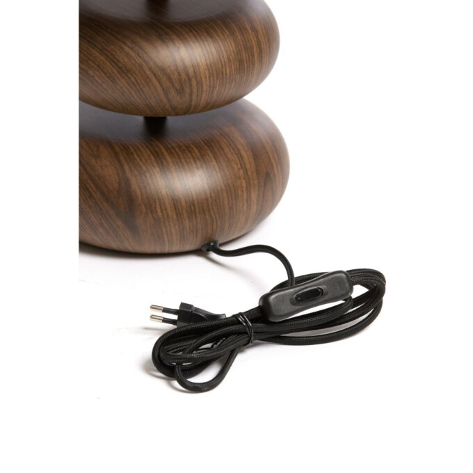 Lampe de table Danialo - Marron - Ø22cm