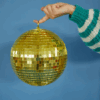 Boule Disco Dorée – Taille L