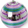 Boule Disco Dorée multicolore – Taille L
