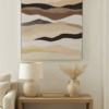 Cadre Mural Encadré – Print Abstrait Texturé