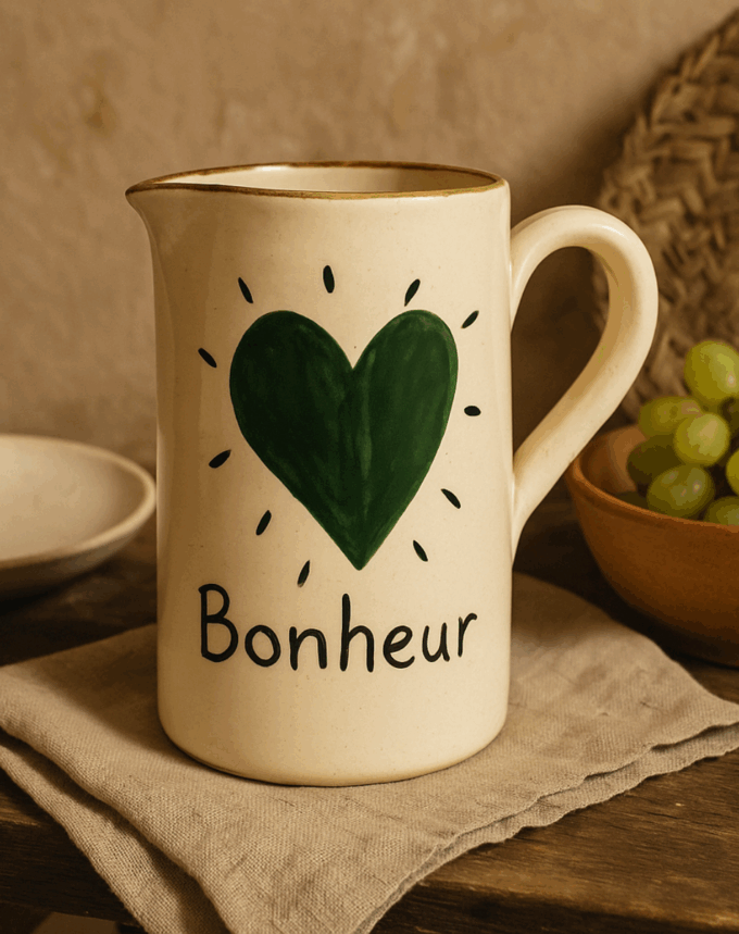 Carafe céramique “BONHEUR”
