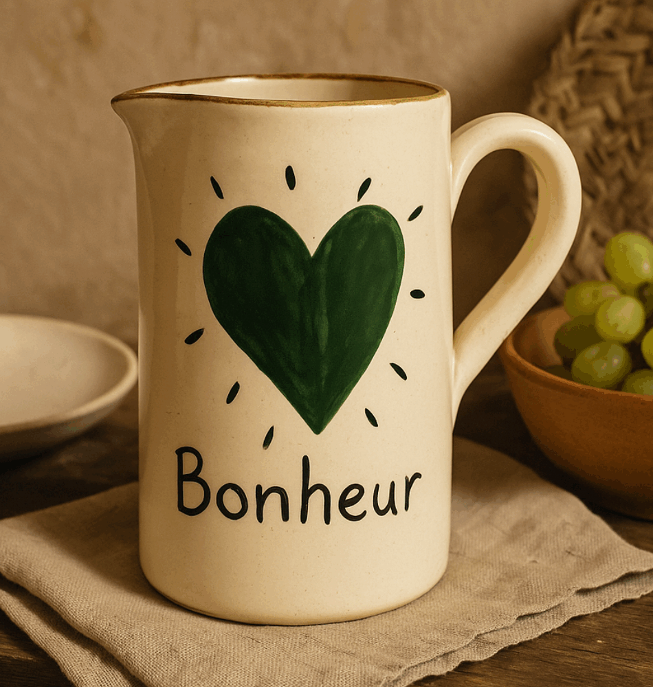 Carafe céramique “BONHEUR”