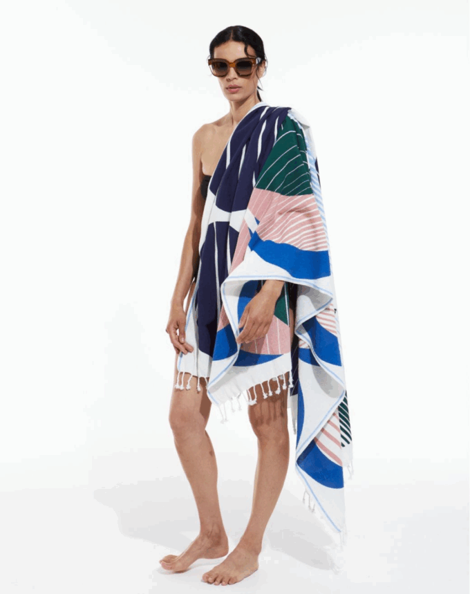Drap de Plage Cinétique Lilas