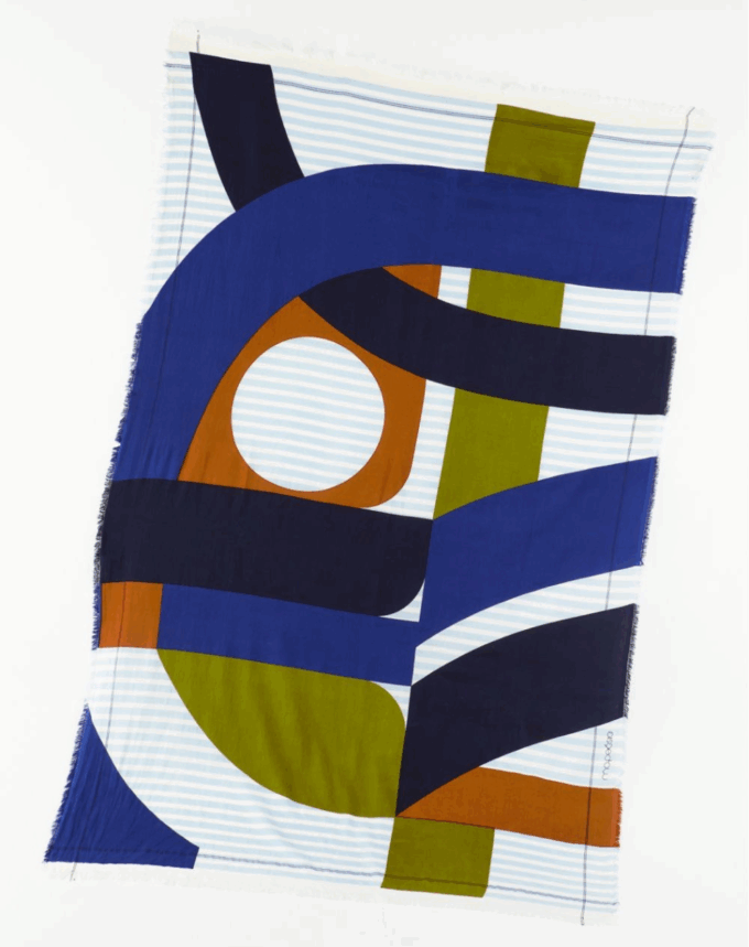 Drap de Plage XXL Vision bleu