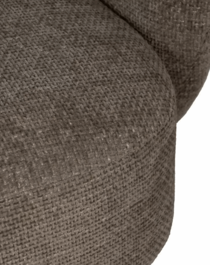 Fauteuil Beige – Tissu Structuré – Design Moderne