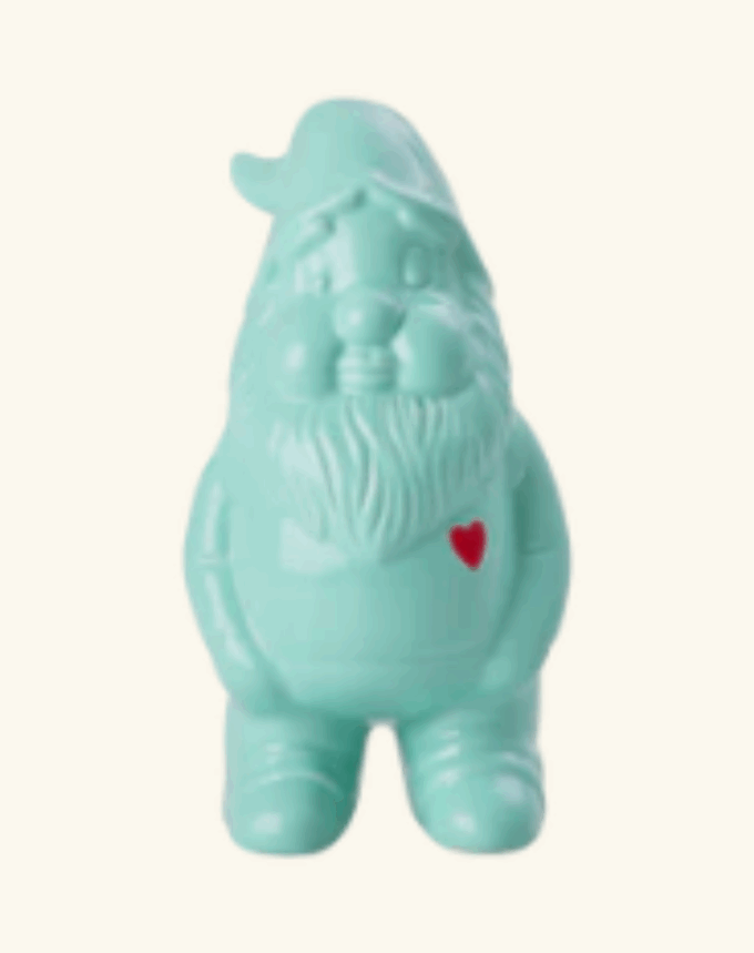 Gnome en Céramique Menthe – Modèle “Love Therapy”