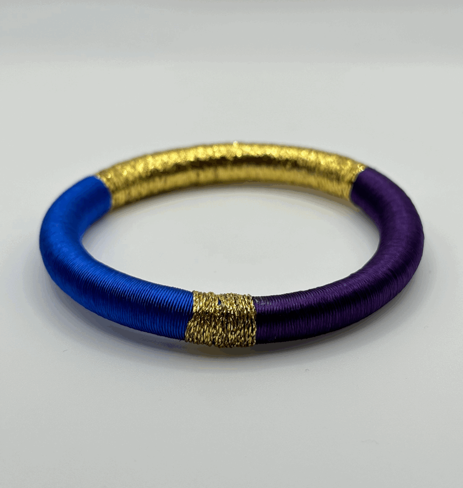 Jonc Sabra multi bleu et violet