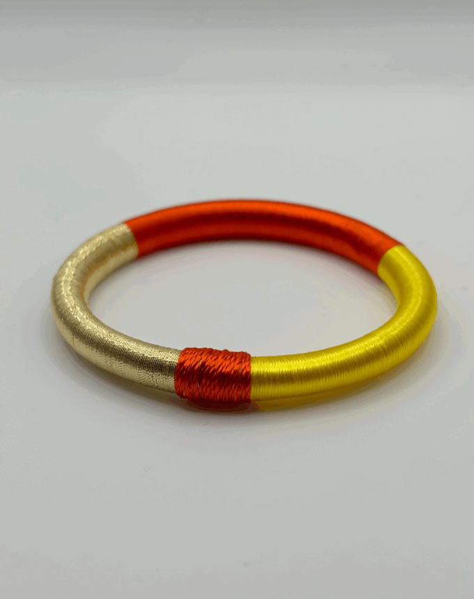 Jonc Sabra multi orange et jaune