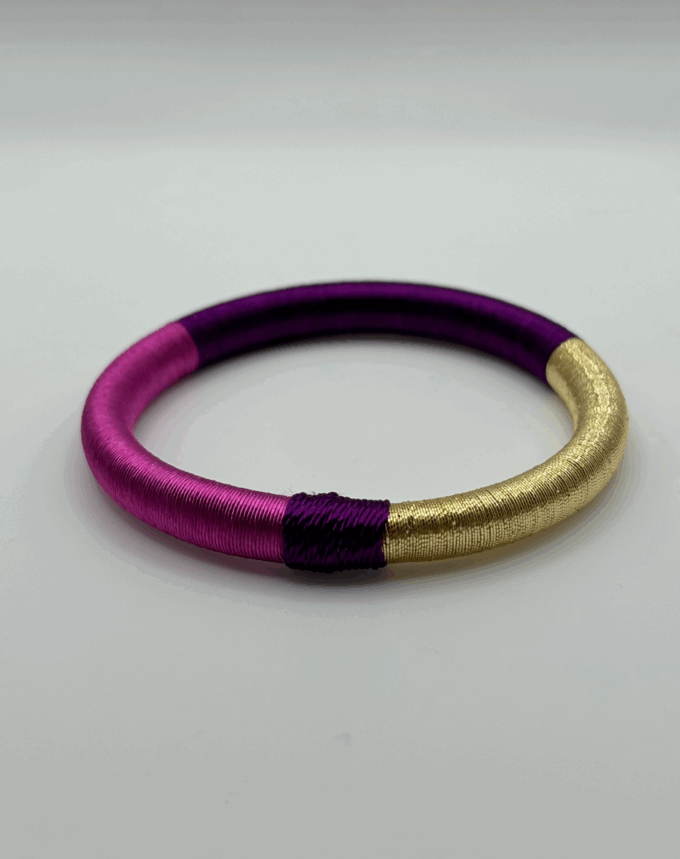 Jonc Sabra multi rose et violet