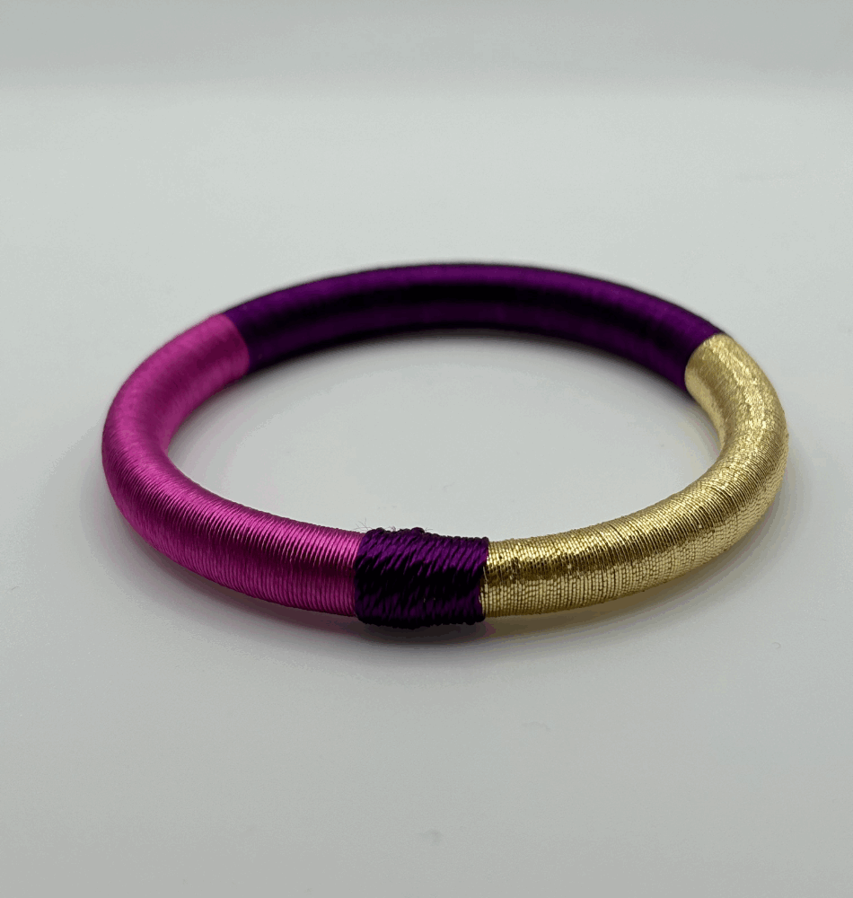 Jonc Sabra multi rose et violet