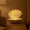 Lampe Décorative Coquillage Coki Blanche Brillante
