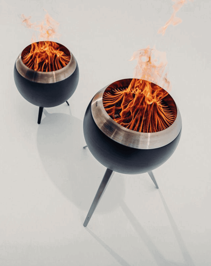 Moon 45 –  Brasero avec pied bas