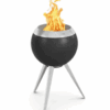 Moon 45 – Brasero design avec pied haut
