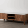 Meuble TV Acacia & Marbre