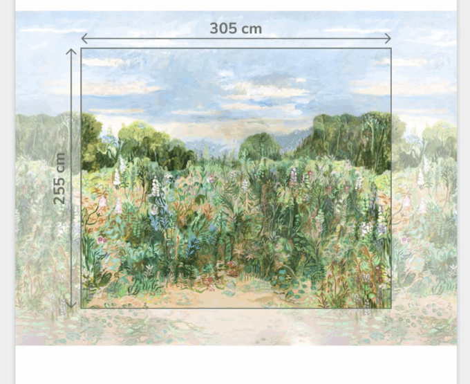 Panoramique - Roses Trémières